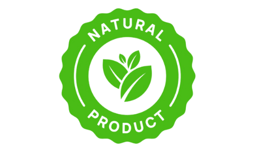 100% natural product badge