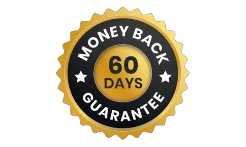 60 day money back guarantee badge